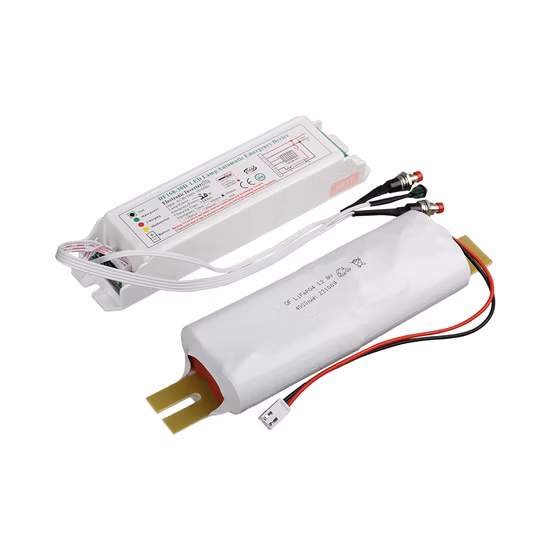 Controlador de batería de emergencia recargable con luces LED